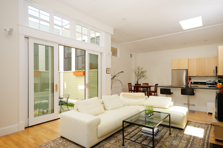 furnished living room