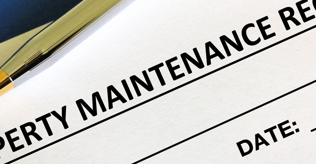 maintenance request form