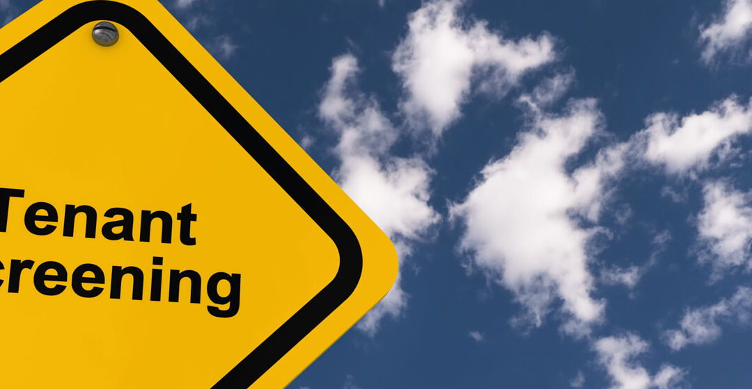 tenant screening sign