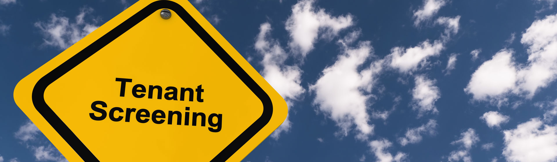 tenant screening sign