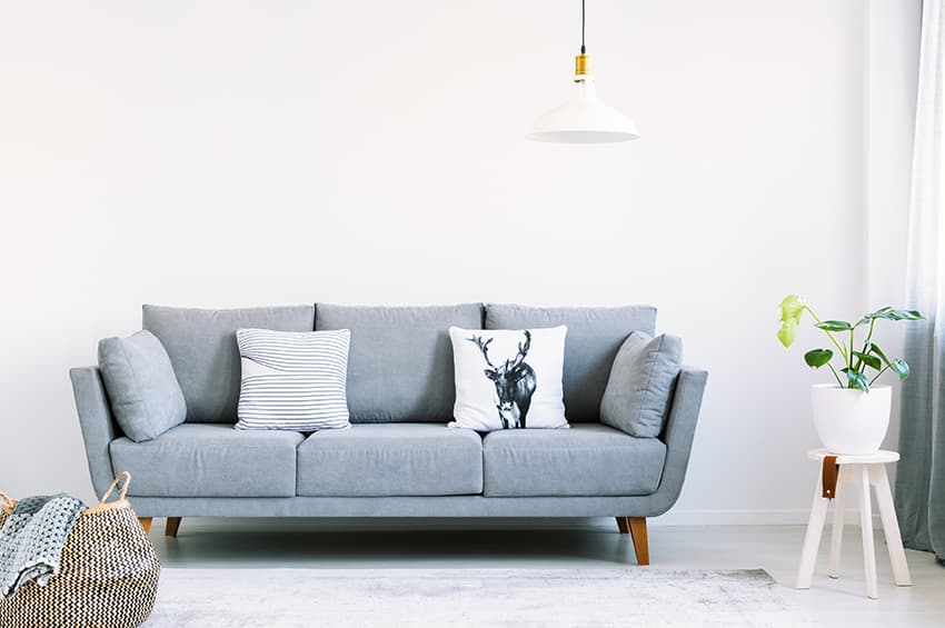 furnished living room
